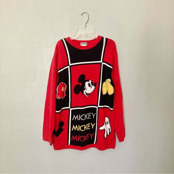 Disney Sweaters - Walt Disney 100% Cotton Mickey Mouse Sweater